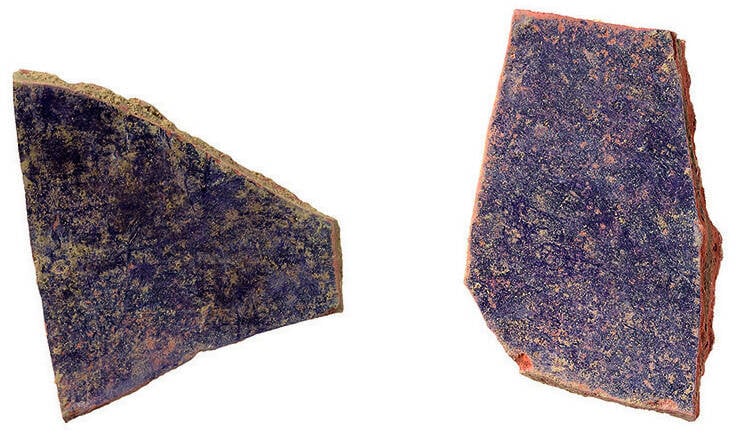 Mycenaean Purple Artifacts