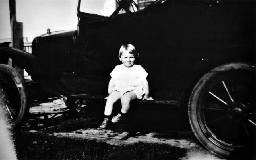 Norma Jeane Baker As A Toddler