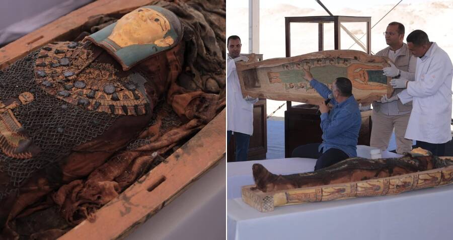 Egyptian Sarcophagus Goes Viral For Resembling Marge Simpson