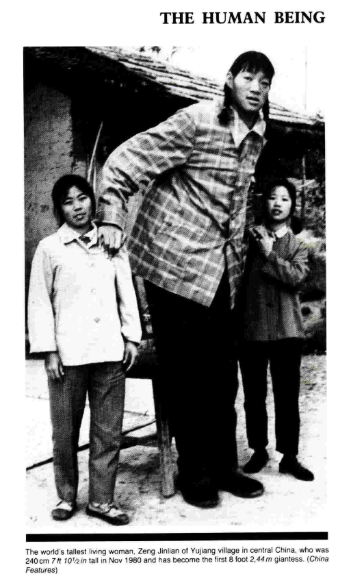 Zeng Jinlian One Of The Tallest People Ever