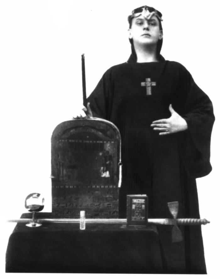 Aleister Crowley In Occult Garb