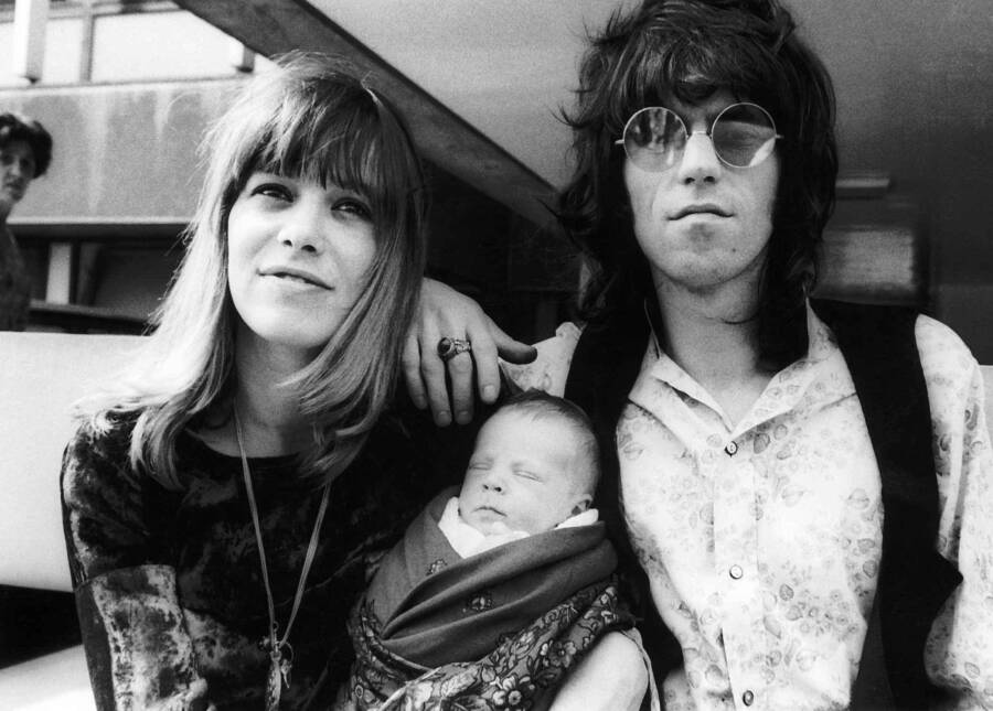 Anita Pallenberg With Keith Richards