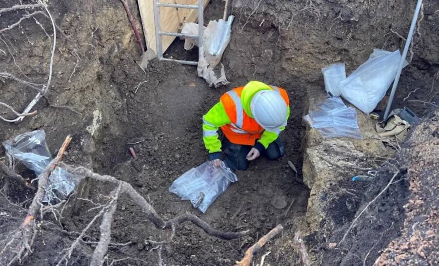 Archaeologist At Old Bell Hotel