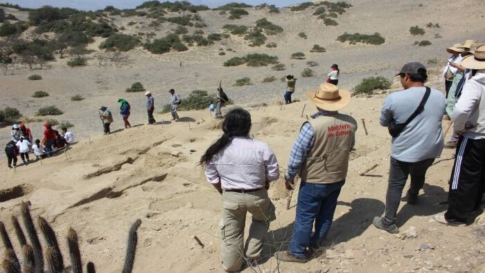 Archaeologists At The Site