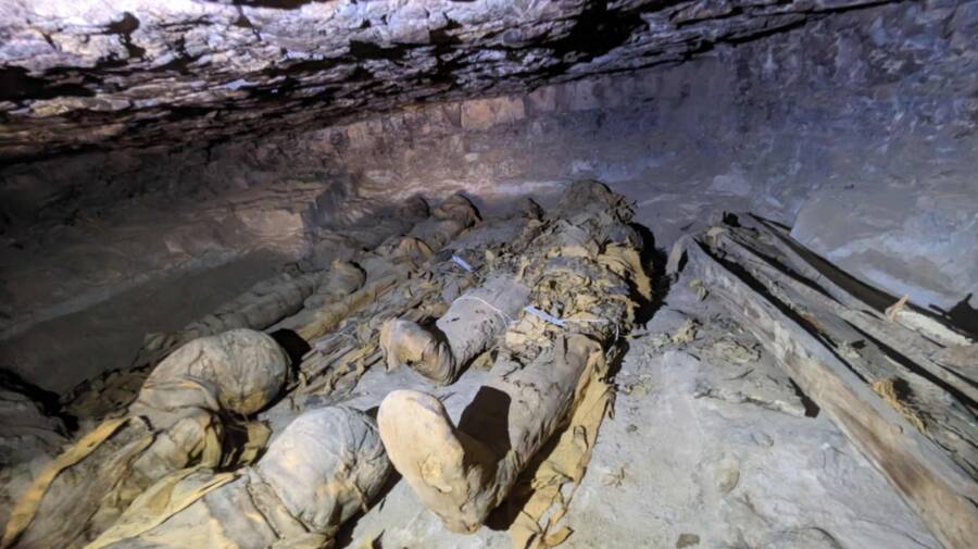 Mummies At Aswan City Of The Dead