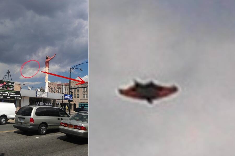 Chicago Mothman Photograph