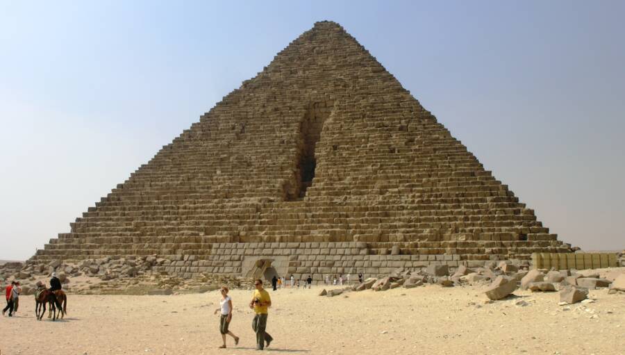 Damage To The Tomb Of Menkaure