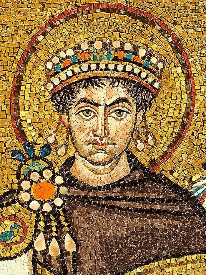 Emperor Justinian In Tyrian Purple