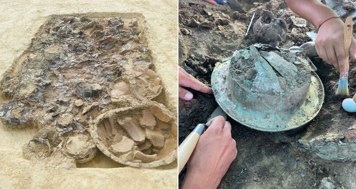 Archaeologists In Italy Just Discovered The 2,700-Year-Old Tomb Of An Ancient Noble Filled With 150 Artifacts
