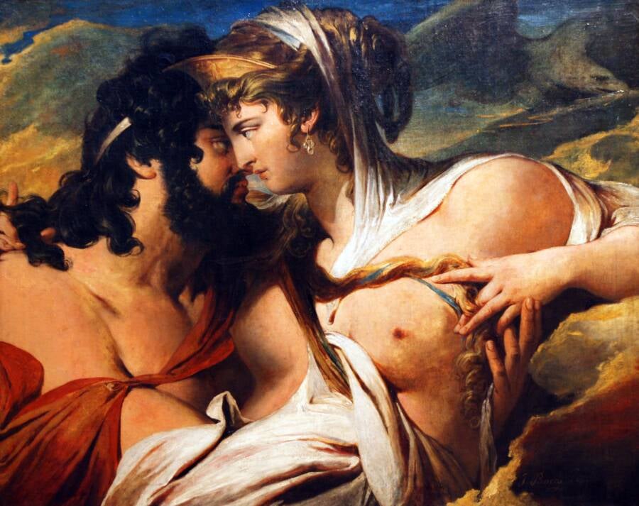 Ancient Greek Gods Zeus And Hera