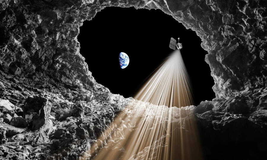 Moon Tunnel Art