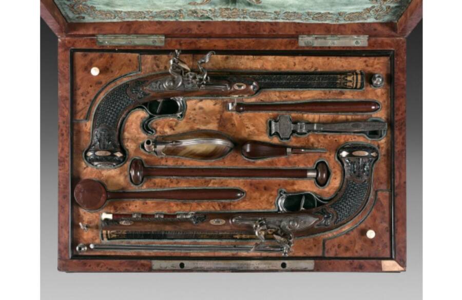 Napoleons Pistols From Above