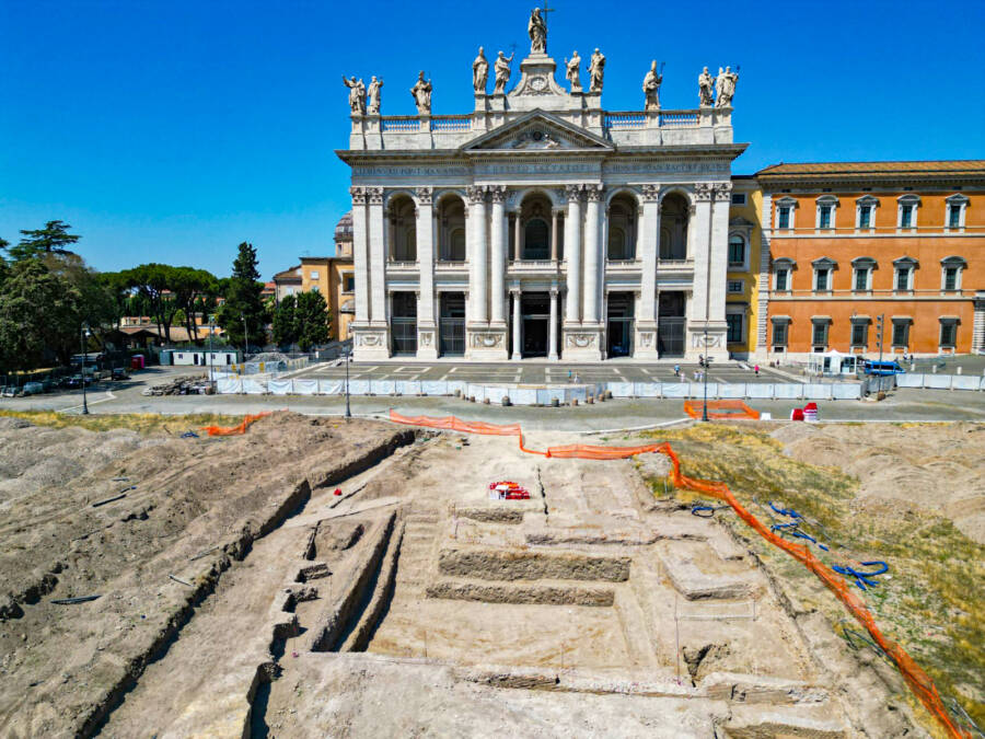 Patriarchio Papal Palace Unearthed In Central Rome