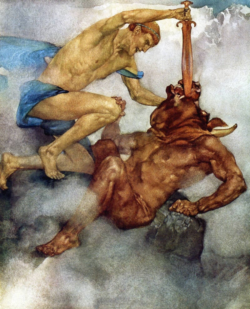 Theseus And The Minotaur