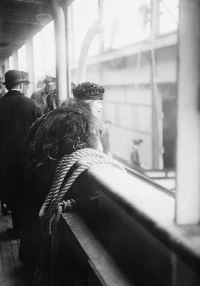 Madeleine Astor On A Boat