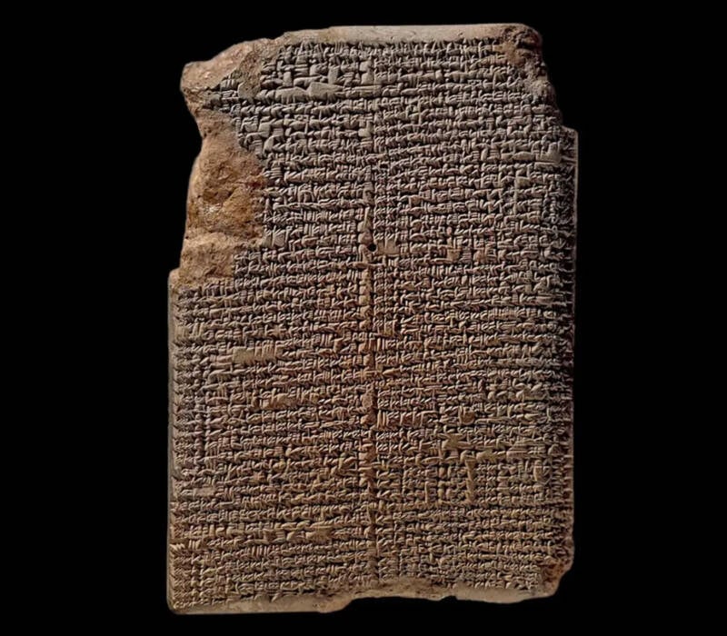 Babylonian Tablet With Warnings