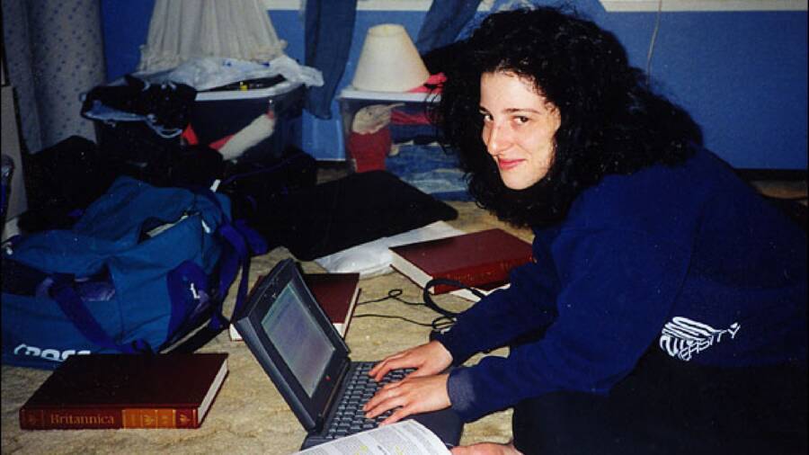 Chandra Levy With Her Computer