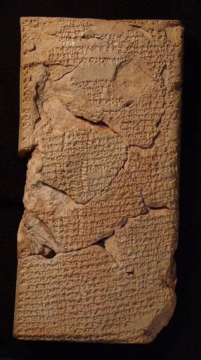 Cuneiform Tablet With Omens