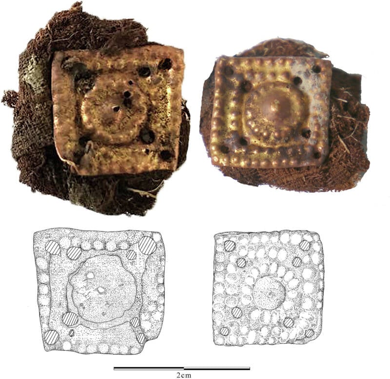 Golden Ornaments From Mongolian Burial