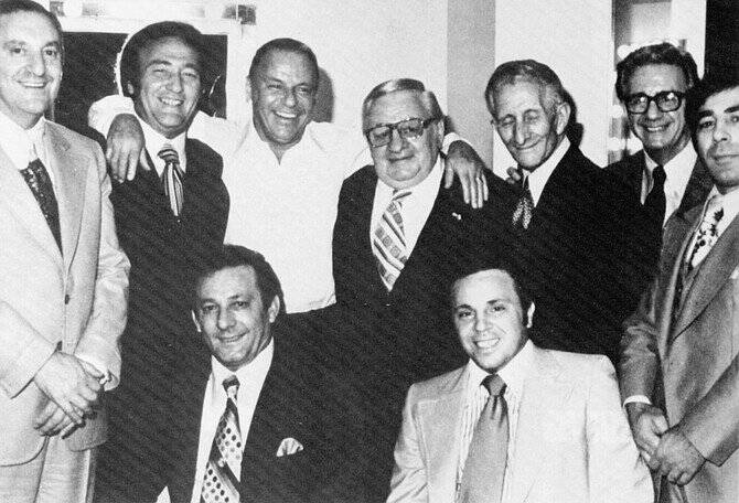 Jimmy Fratianno And Others With Frank Sinatra