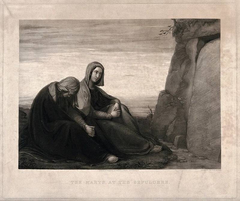 Mary Magdalene At Christ's Tomb