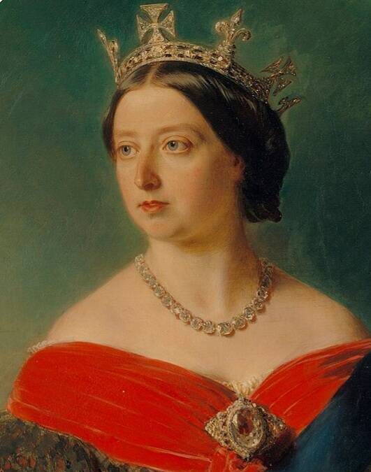 Queen Victoria With Koh I Noor