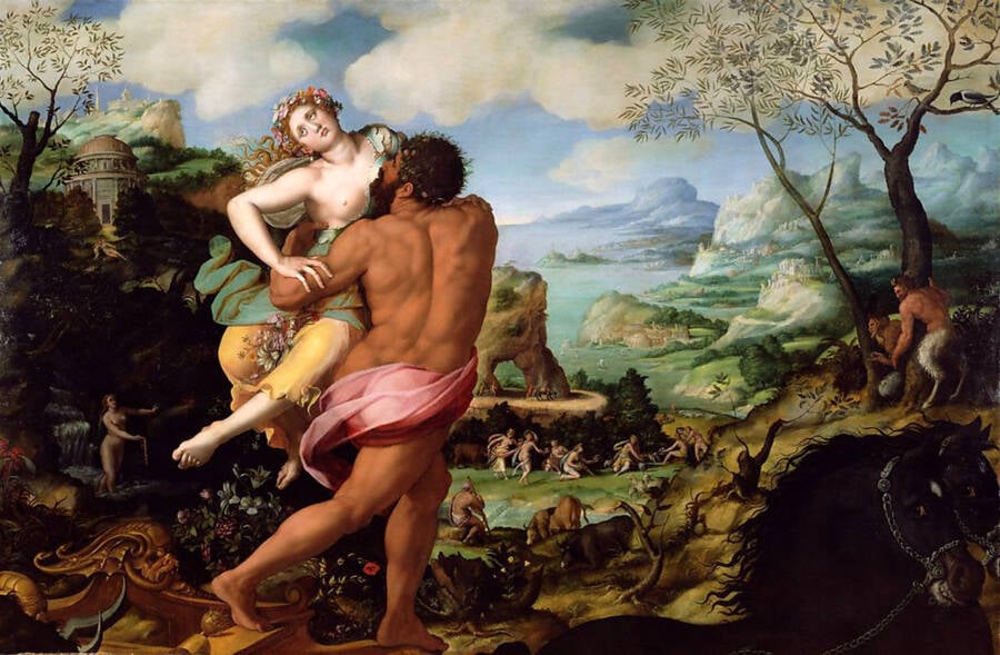 Hades And The Rape Of Persephone