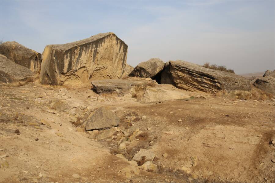 Rock Shelter In Azerbaijan