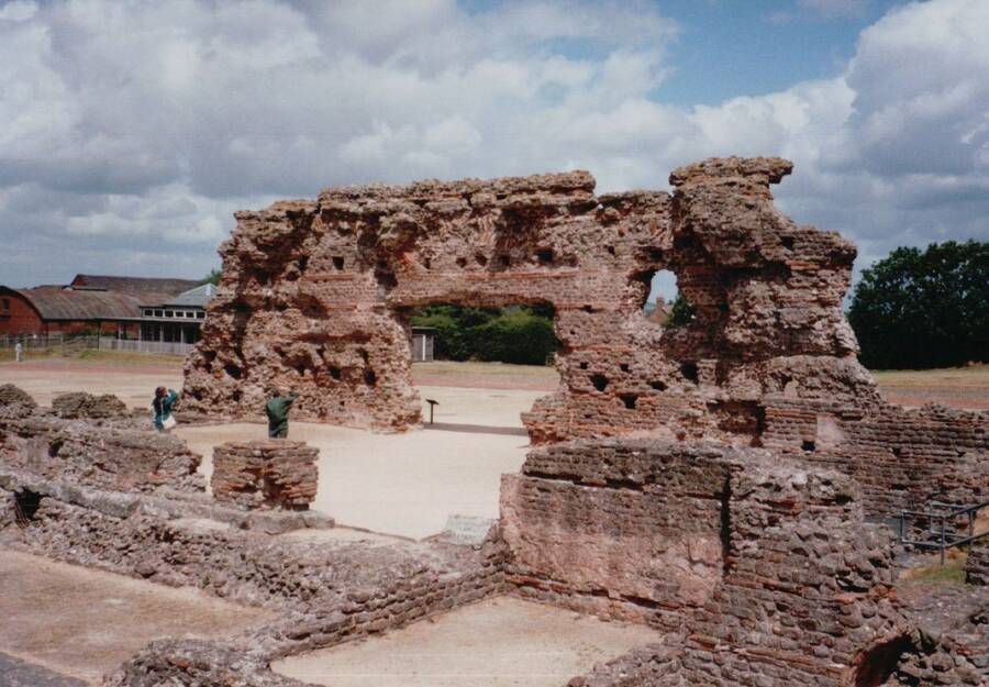 Ruins Of Wroxeter Roman City