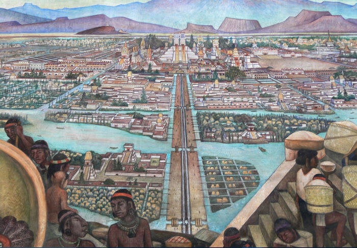 Tenochtitlan Mural