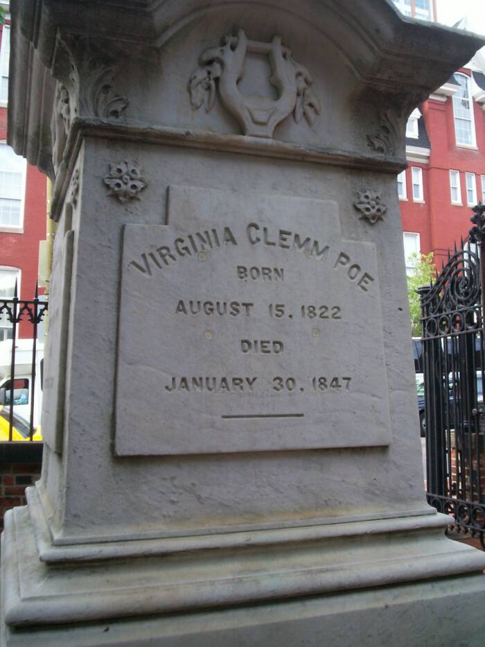 Virginia Eliza Clemm Poe's Gravestone