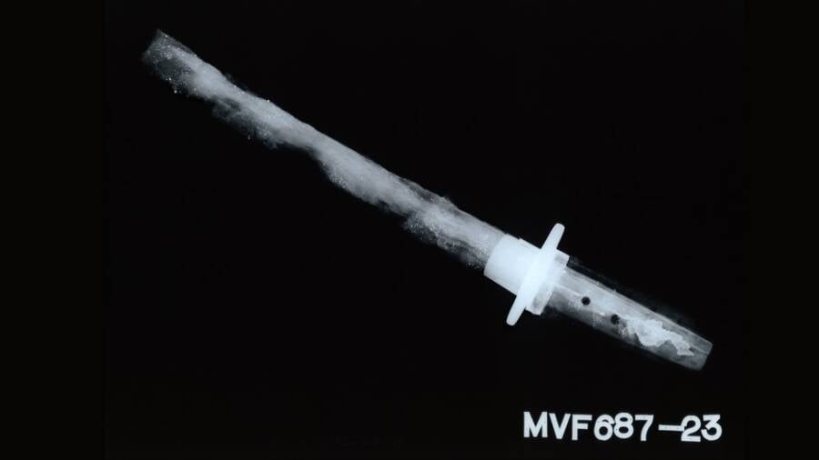 X-Ray Scan Of The Wakizashi