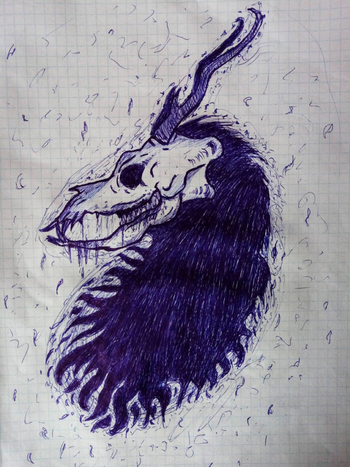 Wendigo Drawing