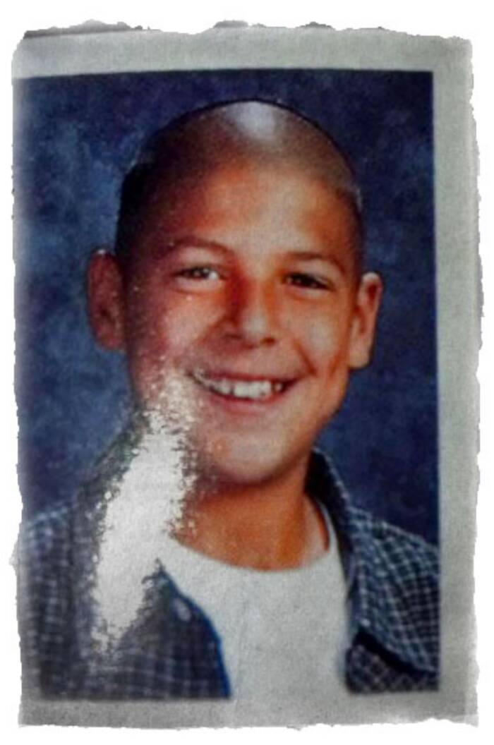 Aaron Hernandez as a boy