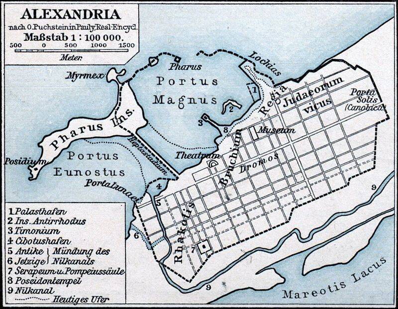 Ancient Alexandria Map