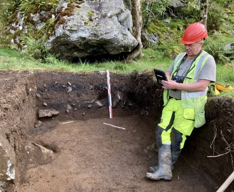 Archaeologists At The Site