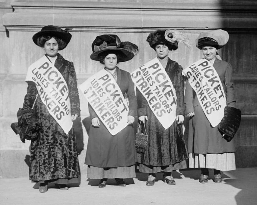 Garment Workers On Strike