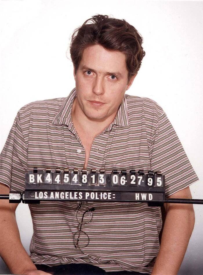 Hugh Grant's Mugshot