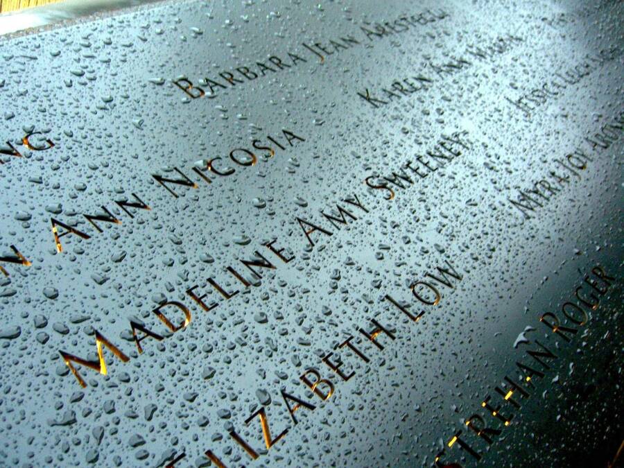 Madeline Amy Sweeney's Name At The 911 Memorial