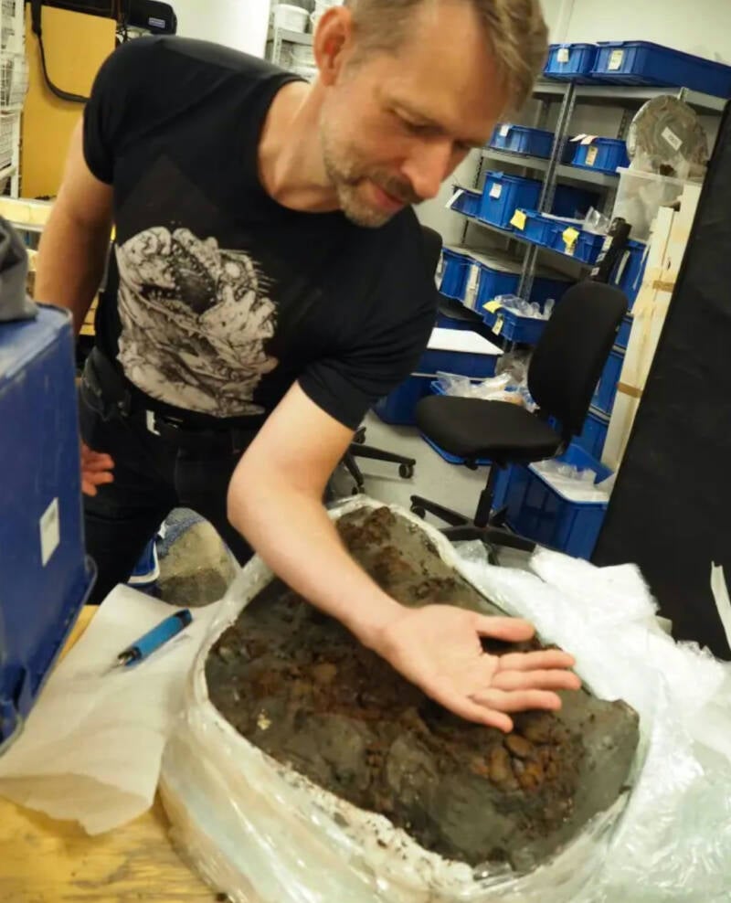 Medieval Gauntlet Uncovered In Norway