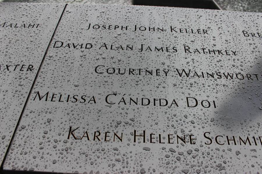 Melissa Doi's Name At The 911 Memorial