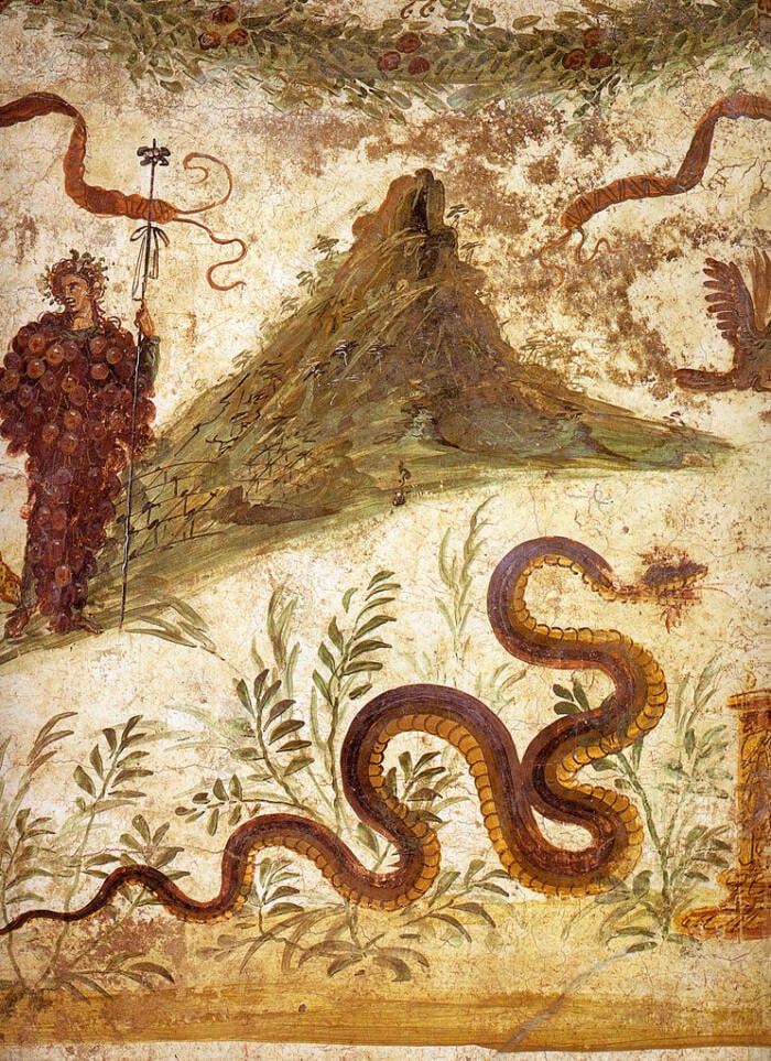 Mount Vesuvius Fresco