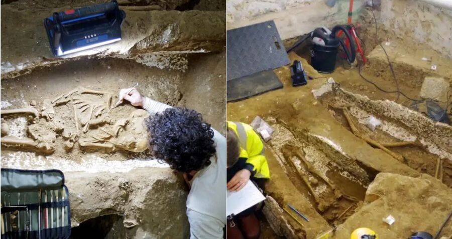 Home Renovation Project In France Reveals Dozens Of Medieval Skeletons Buried Beneath A Cellar