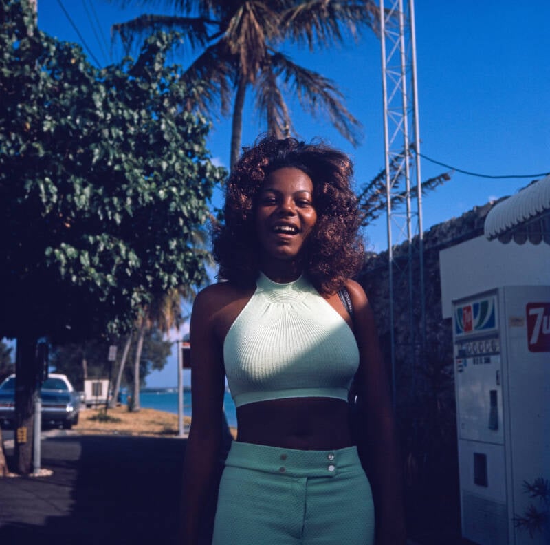 Woman In 1980s Miami