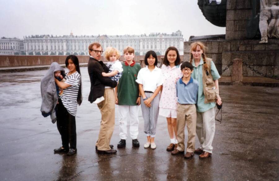 Woody Allen And Mia Farrow's Family