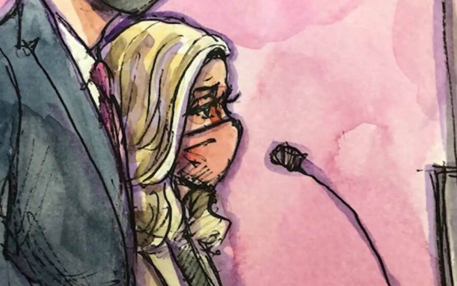 Amanda Riley's Courtroom Illustration