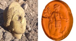 Carved Roman Head And Silvanus Gemstone Featured