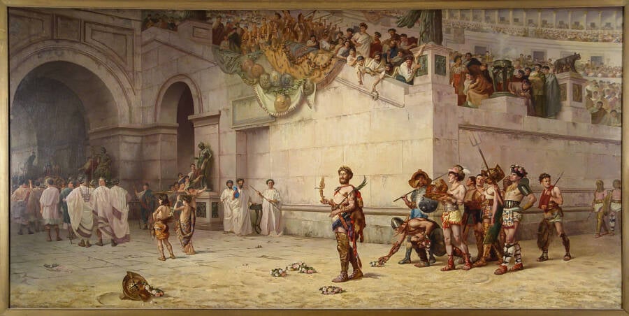 Commodus As A Gladiator