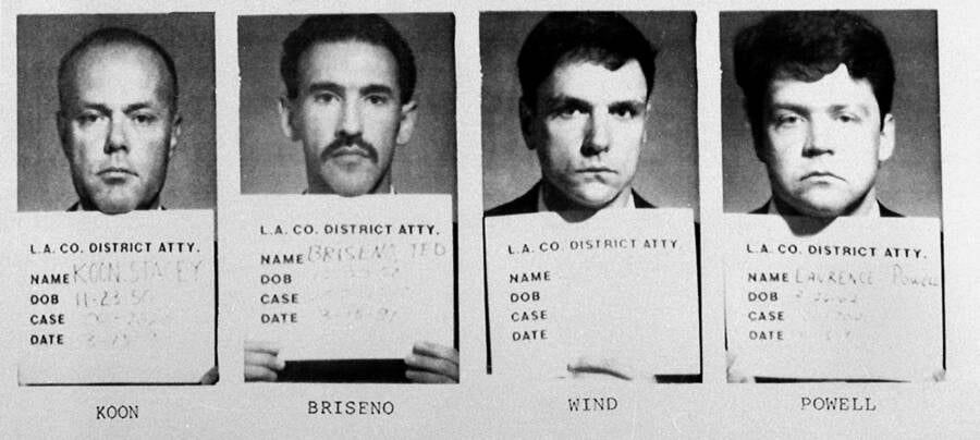 Mugshots Of Koon Briseno Wind And Powell