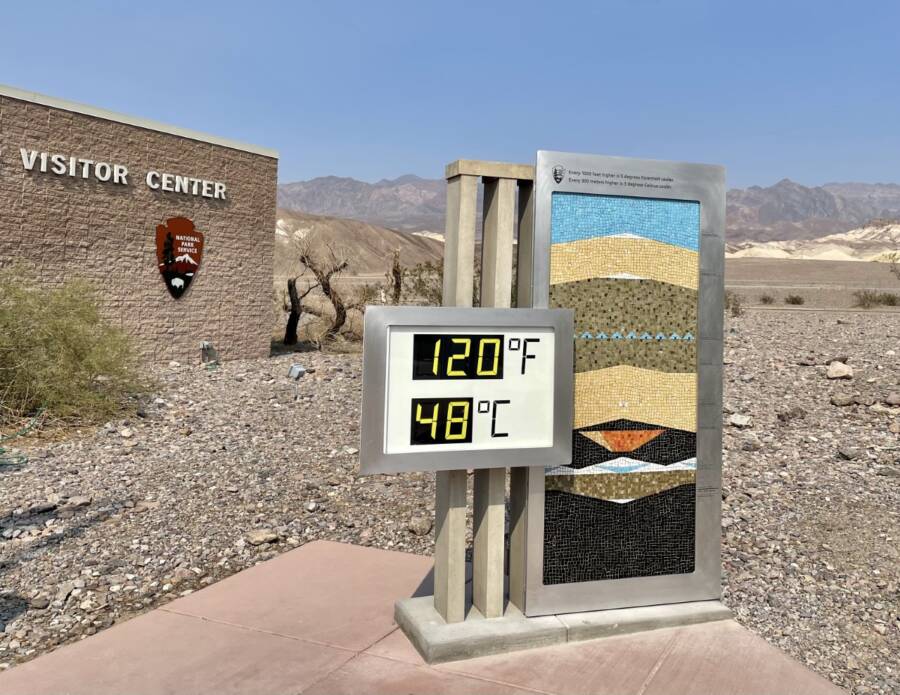 Highest Temperatures In Death Valley